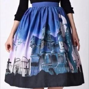 Unique vintage haunted mansion skirt size S